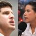 Os pré-candidatos ao governo de Pernambuco, João Campos (PSB); e Raquel Lyra (PSD).