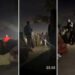 Turistas ficaram ilhados no Mirante Dona Marta. Imagem: Reprodução/Redes Sociais.