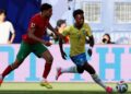 Vini Jr marcou gol de empate em Brasil x Marrocos