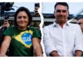 Michelle e Flávio Bolsonaro (PL)