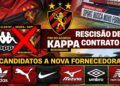Parceria entre Sport e Kappa está perto do fim.