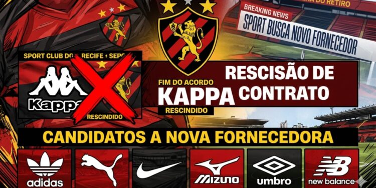 Parceria entre Sport e Kappa está perto do fim.