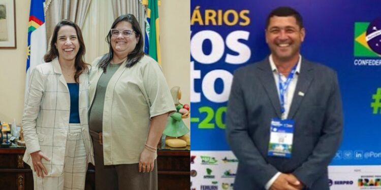 Raquel Lyra (PSD),  Carol Jordão e Jeyson Falcão (Da esq. p/ Dir.)