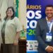 Raquel Lyra (PSD),  Carol Jordão e Jeyson Falcão (Da esq. p/ Dir.)