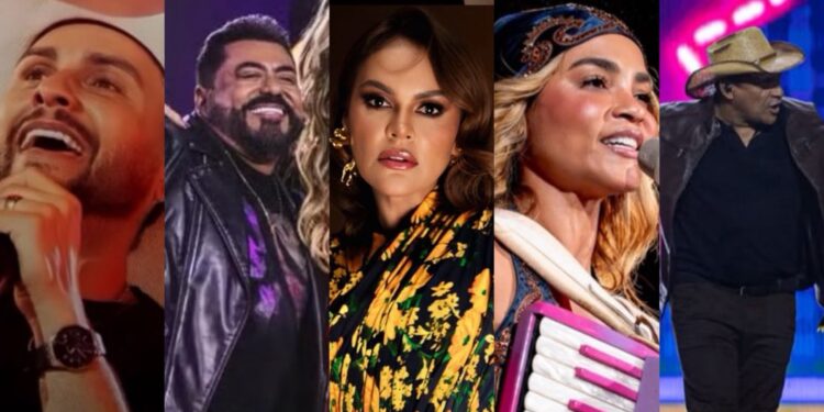 O casting reúne alguns dos maiores nomes do forró e da música nordestina