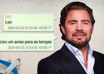 Daniel Vorcaro pediu um avião para transportar garotas de programa, a quem ele chamou de "kengas"