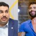 O prefeito de Surumbi (PE) Cléber Chaparral e o cantor Gustavo Lima