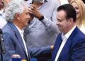 Caiado e Kassab em lançamento da pré-candidatura