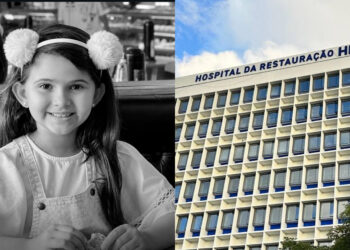 Valentina Nogueira sofreu queimaduras em 60% do corpo, com aquecedor de alimentos