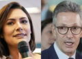 Michelle Bolsonaro e Romeu Zema
