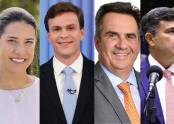 Da esq. p/ dir. Raquel Lyra, Miguel Coelho, Ciro Nogueira e Eduardo da Fonte