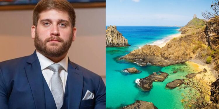 Atual administrador da ilha de Fernando de Noronha, Virgílio Oliveira