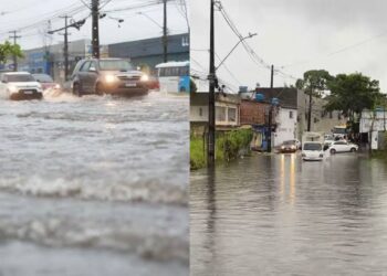 Alagamentos provocados pelas chuvas