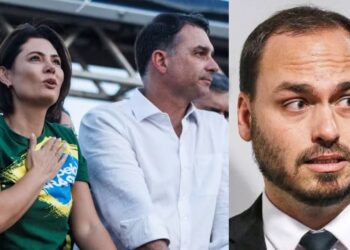 Carlos Bolsonaro precisa resolver seu impasse com Michelle para ajudar na campanha do irmão