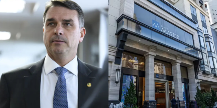 Candidato às eleições presidenciais, Senador Flávio Bolsonaro tem nome envolvido em esquema de Daniel Vorcaro