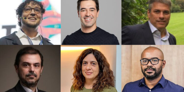 Rafael Marroquim, Igor Paulin, André Gustavo, Sérgio Montenegro Filho, Daniella Britto, Gilberto prazeres (esq. p/ dir.)