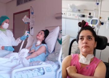 Camila Nogueira está internada há dez meses no Hospital Esperança Recife. Foto: Divulgação
