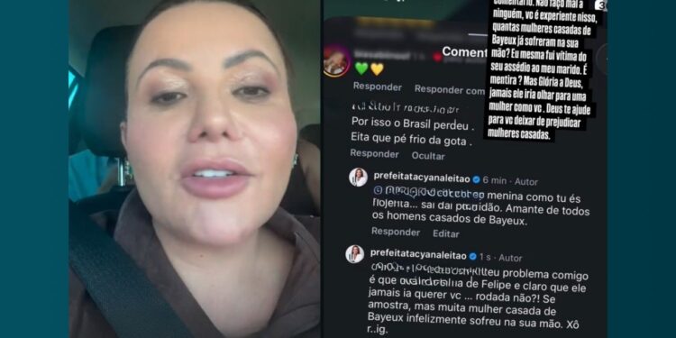 A prefeita de Bayeux-PB, Taciana Leitão (PSB). Foto: Reprodução/Instagram