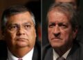 O ministro do STF, Flávio Dino; e o presidente nacional do PL, Valdemar Costa Neto