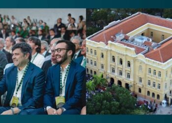 Os deputados Eduardo e Lula da Fonte (PP); Palácio do Campo das Princesas. Foto: Divulgação