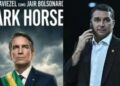 Imagem de divulgação de Dark Horse e Flávio Bolsonaro (PL). Arte: Reprodução
