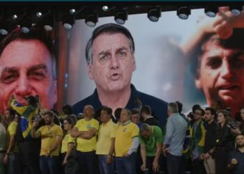 Convenção do PL exibe vídeo feito por Inteligência Artificial de Bolsonaro. Foto: Reprodução