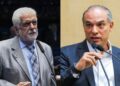 O senador Jaques Wagner e o ex-sócio do Banco Master, Augusto Ferreira Lima.