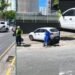 A fiscalização foi realizada na Rua Antônio Lumack do Monte, ao lado do Shopping Recife, em Boa Viagem