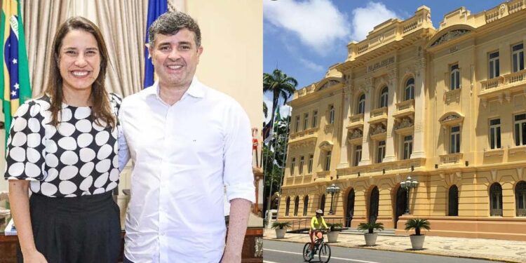 Raquel Lyra e Eduardo da Fonte em foto de arquivo