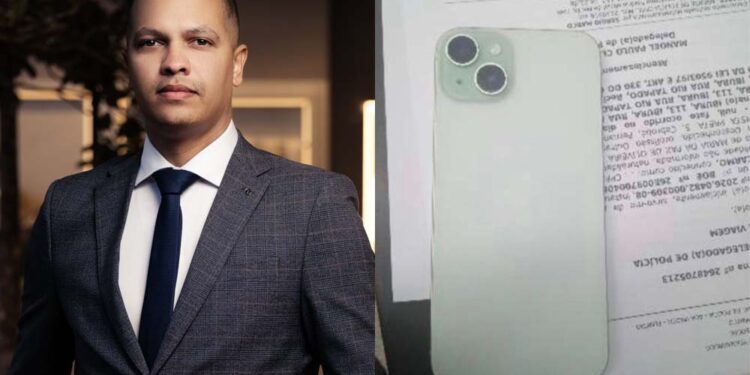 Lozymayer Renato (esq.), advogado do empresário Misael Benevides Pessoa Júnior