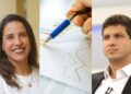 A governadora Raquel Lyra (PSD) e o ex-prefeito João Campos (PSB)
