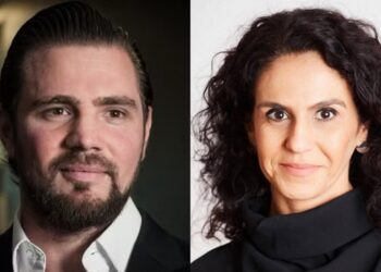O ex-banqueiro Daniel Vorcaro e a jornalista Malu Gaspar