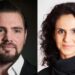 O ex-banqueiro Daniel Vorcaro e a jornalista Malu Gaspar