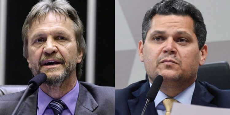 Pedro Uczai (SC) e Davi Alcolumbre (União Brasil-AP)