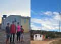 José Orlando Pereira, 40, que saiu de casa com sua família devido aos impactos do aerogerador vizinho
