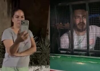 A Major da PM Dyanna Vieira de Oliveira e Társis Araújo