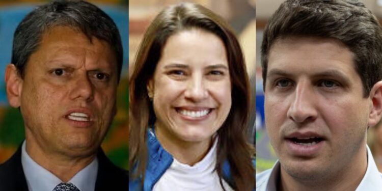 Tarcísio de Freitas, Raquel Lyra e João Campos