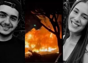 Vítimas foram identificadas como Arthur Rodrigues de Souza e Lívia Batista, ambos de 20 anos.