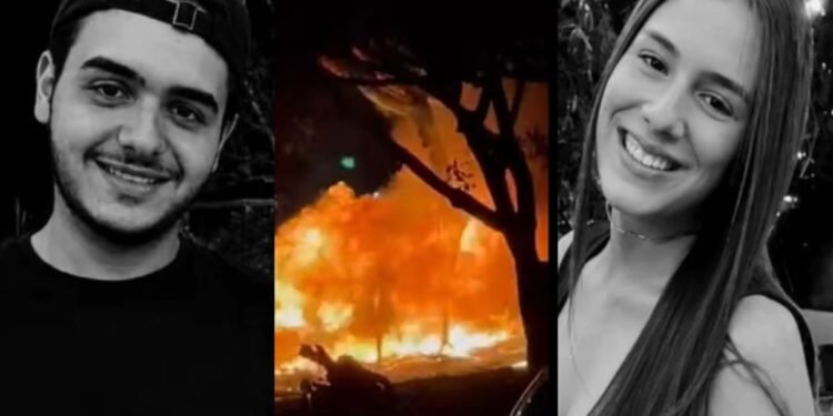 Vítimas foram identificadas como Arthur Rodrigues de Souza e Lívia Batista, ambos de 20 anos.