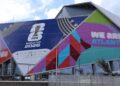 Mercedes Benz Stadium, em Atlanta, palco de Inglaterra x Argentina pela Copa do Mundo