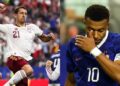 Oyarzabal comemora gol da Espanha contra a França na Copa do Mundo
