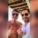 Flávio Bolsonaro e "Sicário" de Daniel Vorcaro em foto divulgada pelo ICL