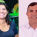 pré-candidata a deputada estadual, Viviane Facundes (PSD) e o vereador Aldo José da Silva (Solidariedade)