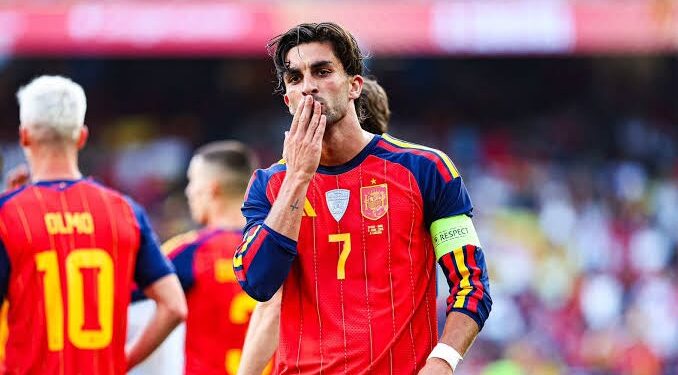 O jogador da Espanha, Ferran Torres