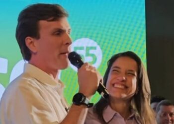 Miguel Coelho e Raquel Lyra