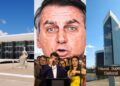 Flávio Bolsonaro se emociona durante mensagem de versão IA do pai, Jair Bolsonaro, durante convenção do PL
