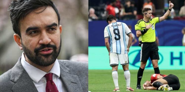Prefeito de Nova York Zohran Mamdani crítica atuação da arbitragem em jogo do Egito contra Argentina