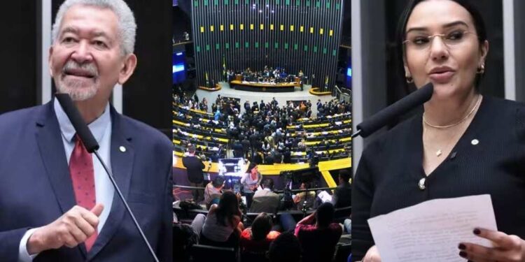 Deputados Paulão (PT-AL) e Dayany Bittencourt (União-CE)