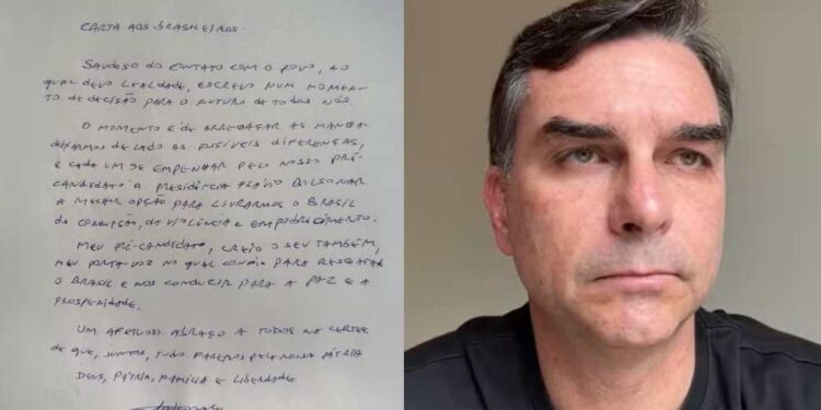 Carta de Bolsonaro coloca Flávio como pré-candidato ao Planalto