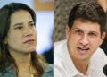 A governadora e candidata Raquel Lyra (PSD) e o candidato João Campos (PSB)
